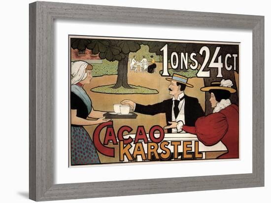 Cacao Karstel-Johann George Van Caspel-Framed Art Print