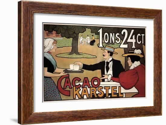 Cacao Karstel-Johann George Van Caspel-Framed Art Print