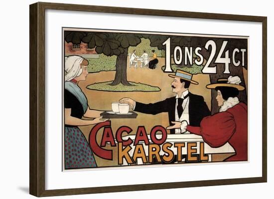 Cacao Karstel-Johann George Van Caspel-Framed Art Print