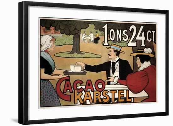 Cacao Karstel-Johann George Van Caspel-Framed Art Print