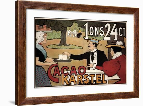 Cacao Karstel-Johann George Van Caspel-Framed Art Print