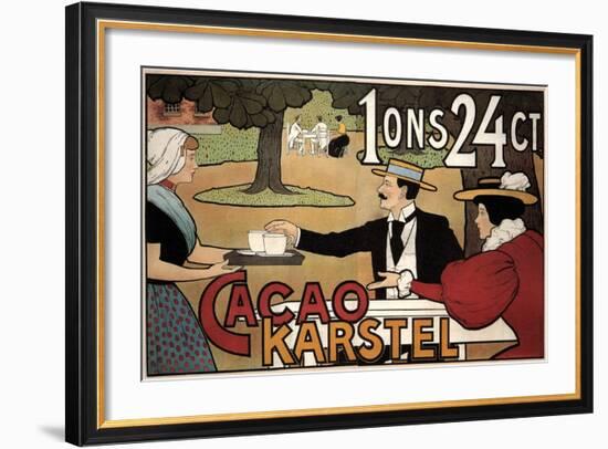 Cacao Karstel-Johann George Van Caspel-Framed Art Print