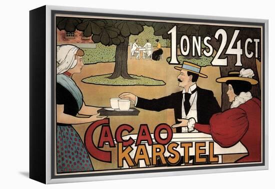 Cacao Karstel-Johann George Van Caspel-Framed Stretched Canvas