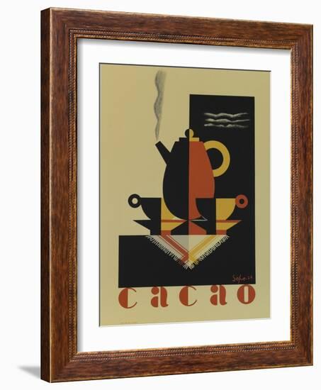 Cacao-Vintage Apple Collection-Framed Giclee Print