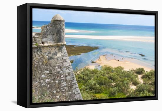 Cacelha Vela and Beach, Algarve, Portugal, Europe-G&M Therin-Weise-Framed Premier Image Canvas