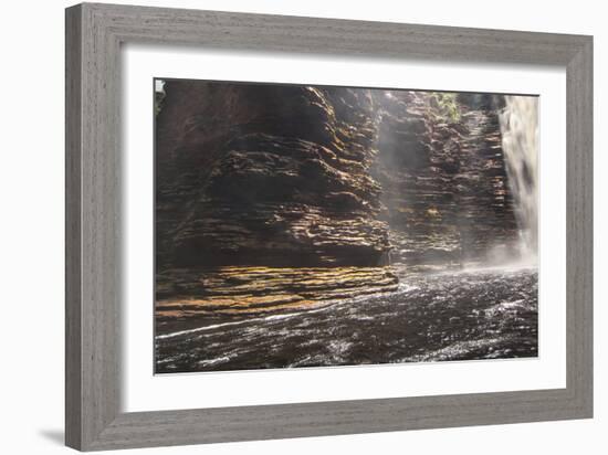 Cachoeira Buracao Waterfall in the Chapada Diamantina National Park-Alex Saberi-Framed Photographic Print