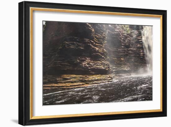 Cachoeira Buracao Waterfall in the Chapada Diamantina National Park-Alex Saberi-Framed Photographic Print