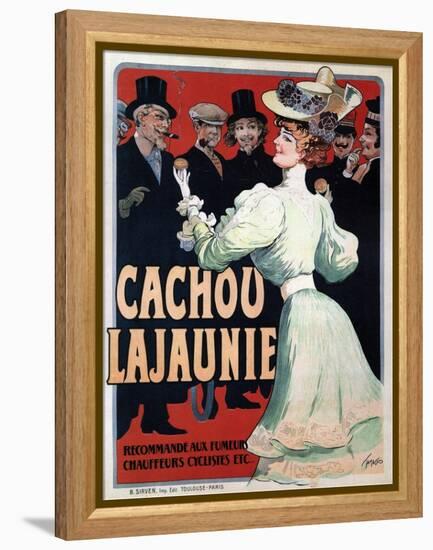 Cachou Lajaunie. Recommandé Aux Fumeurs Chauffeurs Cyclistes Etc, C. 1890-Francisco Tamagno-Framed Premier Image Canvas