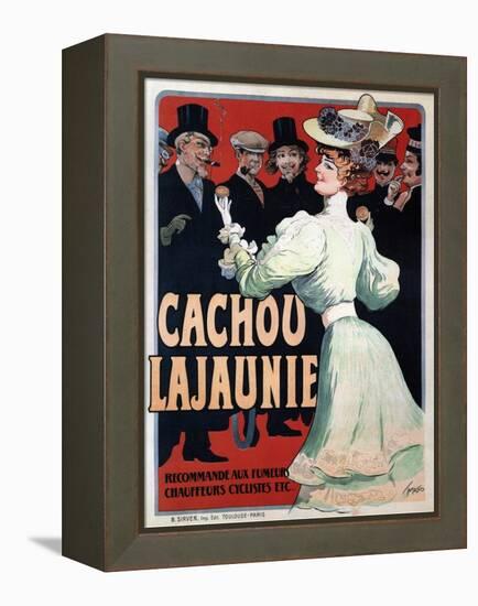 Cachou Lajaunie. Recommandé Aux Fumeurs Chauffeurs Cyclistes Etc, C. 1890-Francisco Tamagno-Framed Premier Image Canvas