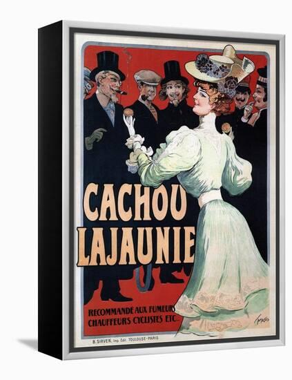 Cachou Lajaunie. Recommandé Aux Fumeurs Chauffeurs Cyclistes Etc, C. 1890-Francisco Tamagno-Framed Premier Image Canvas