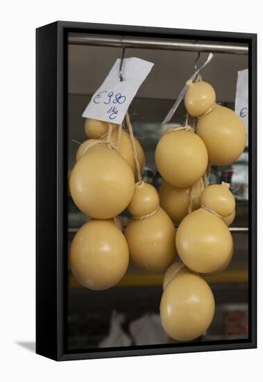 Caciocavallo Cheese for Sale in a Market in Martina Franca, Puglia, Italy, Europe-Martin-Framed Premier Image Canvas