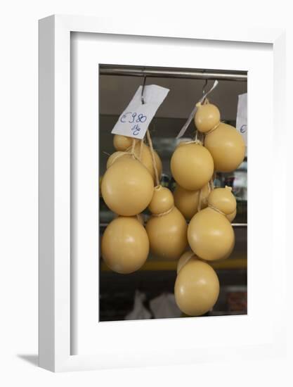 Caciocavallo Cheese for Sale in a Market in Martina Franca, Puglia, Italy, Europe-Martin-Framed Photographic Print