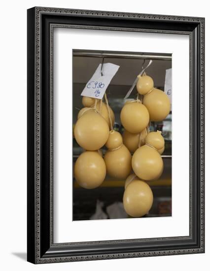 Caciocavallo Cheese for Sale in a Market in Martina Franca, Puglia, Italy, Europe-Martin-Framed Photographic Print