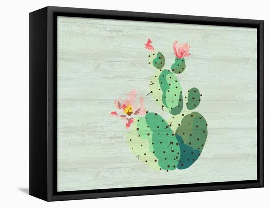Cacti 1-Kimberly Allen-Framed Stretched Canvas