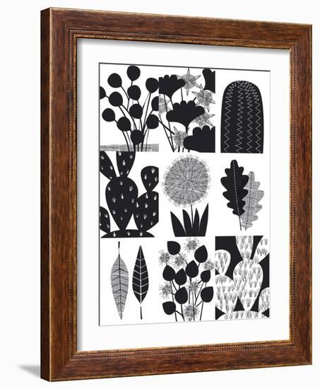 Cacti Composite-Sophie Ledesma-Framed Giclee Print