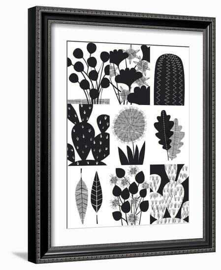 Cacti Composite-Sophie Ledesma-Framed Giclee Print