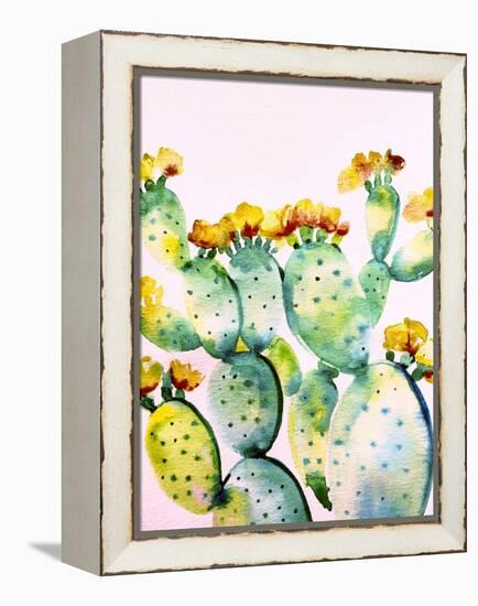 Cactus 1-Boho Hue Studio-Framed Stretched Canvas
