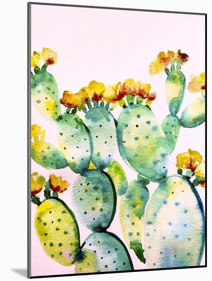 Cactus 1-Boho Hue Studio-Mounted Art Print