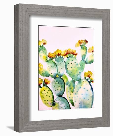 Cactus 1-Boho Hue Studio-Framed Premium Giclee Print