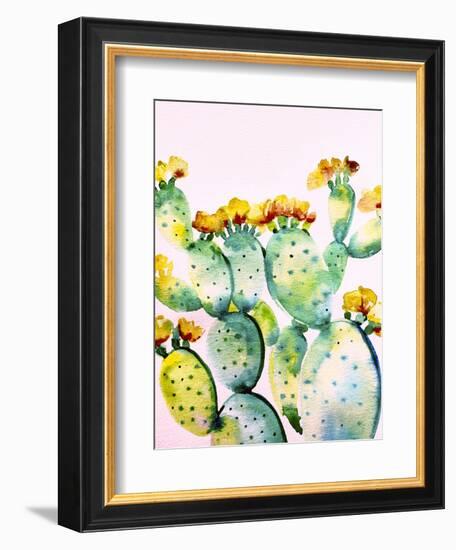 Cactus 1-Boho Hue Studio-Framed Premium Giclee Print