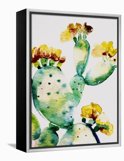 Cactus 2-Boho Hue Studio-Framed Stretched Canvas