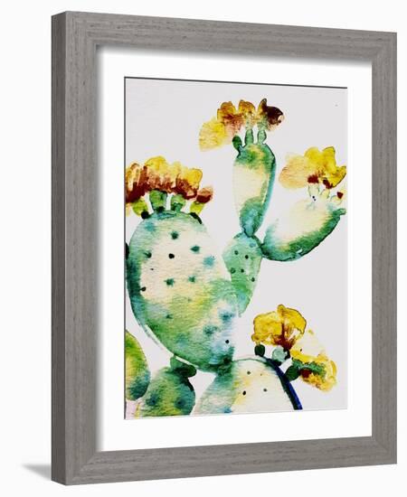 Cactus 2-Boho Hue Studio-Framed Art Print