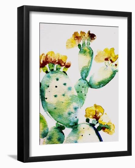 Cactus 2-Boho Hue Studio-Framed Art Print