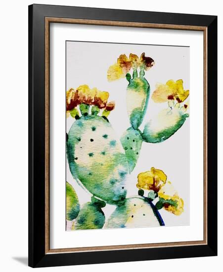 Cactus 2-Boho Hue Studio-Framed Art Print