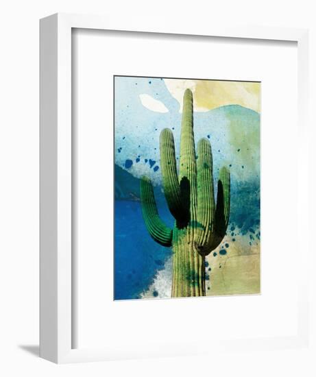 Cactus Abstract-Sisa Jasper-Framed Art Print