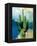 Cactus Abstract-Sisa Jasper-Framed Stretched Canvas