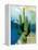 Cactus Abstract-Sisa Jasper-Framed Stretched Canvas