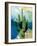 Cactus Abstract-Sisa Jasper-Framed Art Print