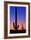 Cactus and Moon-Lantern Press-Framed Premium Giclee Print