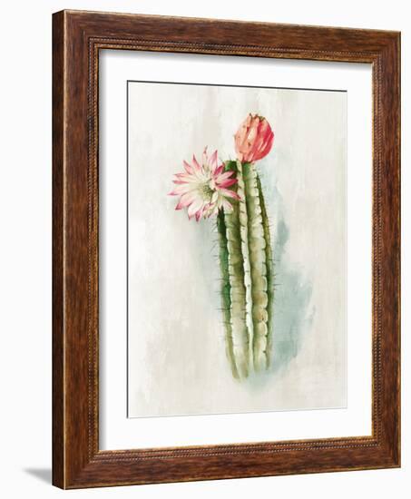 Cactus Bloom I-Alex Black-Framed Art Print