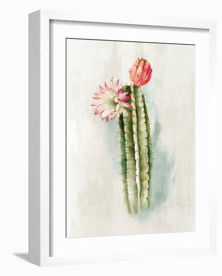 Cactus Bloom I-Alex Black-Framed Art Print