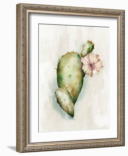 Cactus Bloom III-Alex Black-Framed Art Print