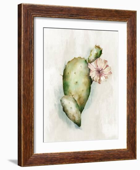 Cactus Bloom III-Alex Black-Framed Art Print