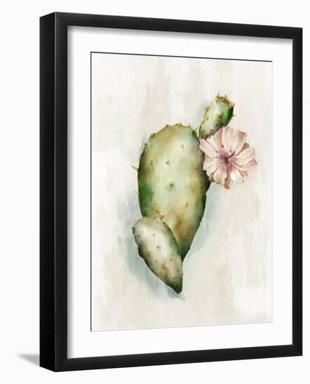 Cactus Bloom III-Alex Black-Framed Art Print