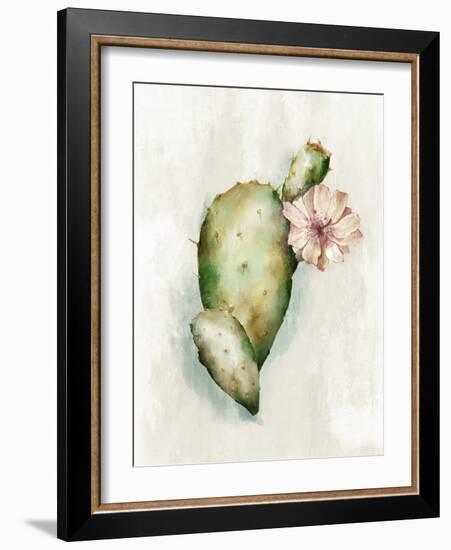 Cactus Bloom III-Alex Black-Framed Art Print