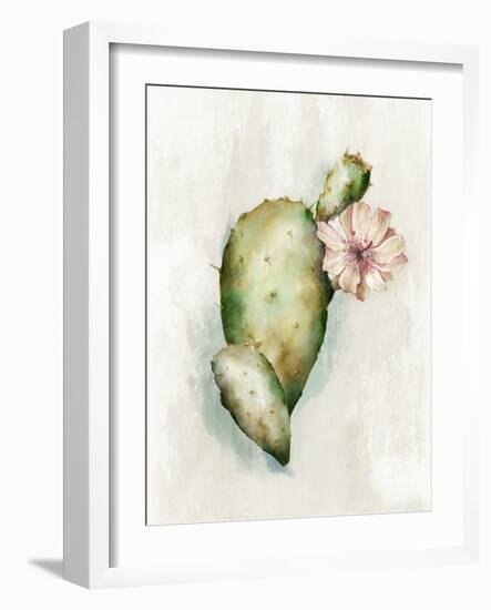 Cactus Bloom III-Alex Black-Framed Art Print