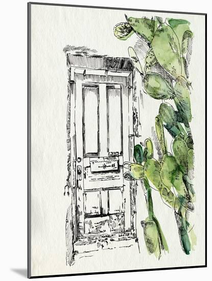 Cactus Door II-Jennifer Parker-Mounted Art Print