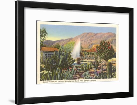 Cactus Garden, Palm Springs, California-null-Framed Art Print