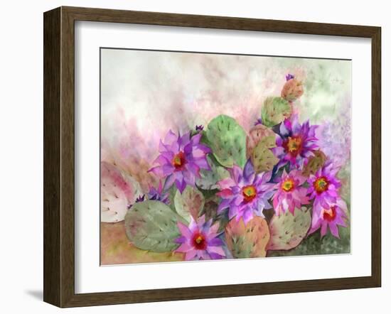 Cactus Garden-Neela Pushparaj-Framed Giclee Print