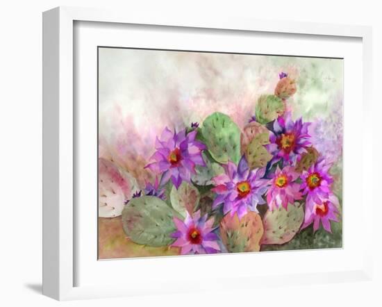 Cactus Garden-Neela Pushparaj-Framed Giclee Print