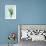 Cactus on Blue I-Mia Jensen-Framed Art Print displayed on a wall