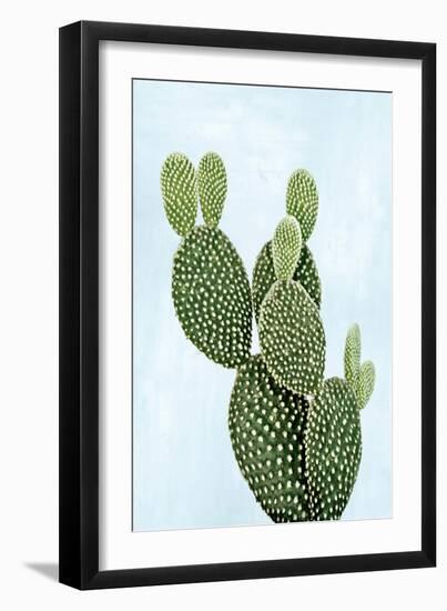 Cactus on Blue V-Mia Jensen-Framed Art Print