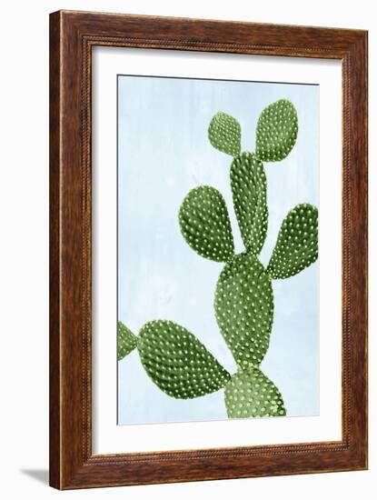 Cactus on Blue VI-Mia Jensen-Framed Art Print