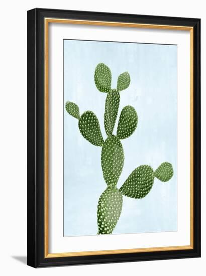 Cactus on Blue VII-Mia Jensen-Framed Art Print