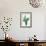 Cactus on Blue VIII-Mia Jensen-Framed Art Print displayed on a wall