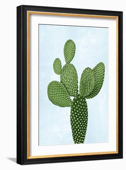 Cactus on Blue VIII-Mia Jensen-Framed Art Print